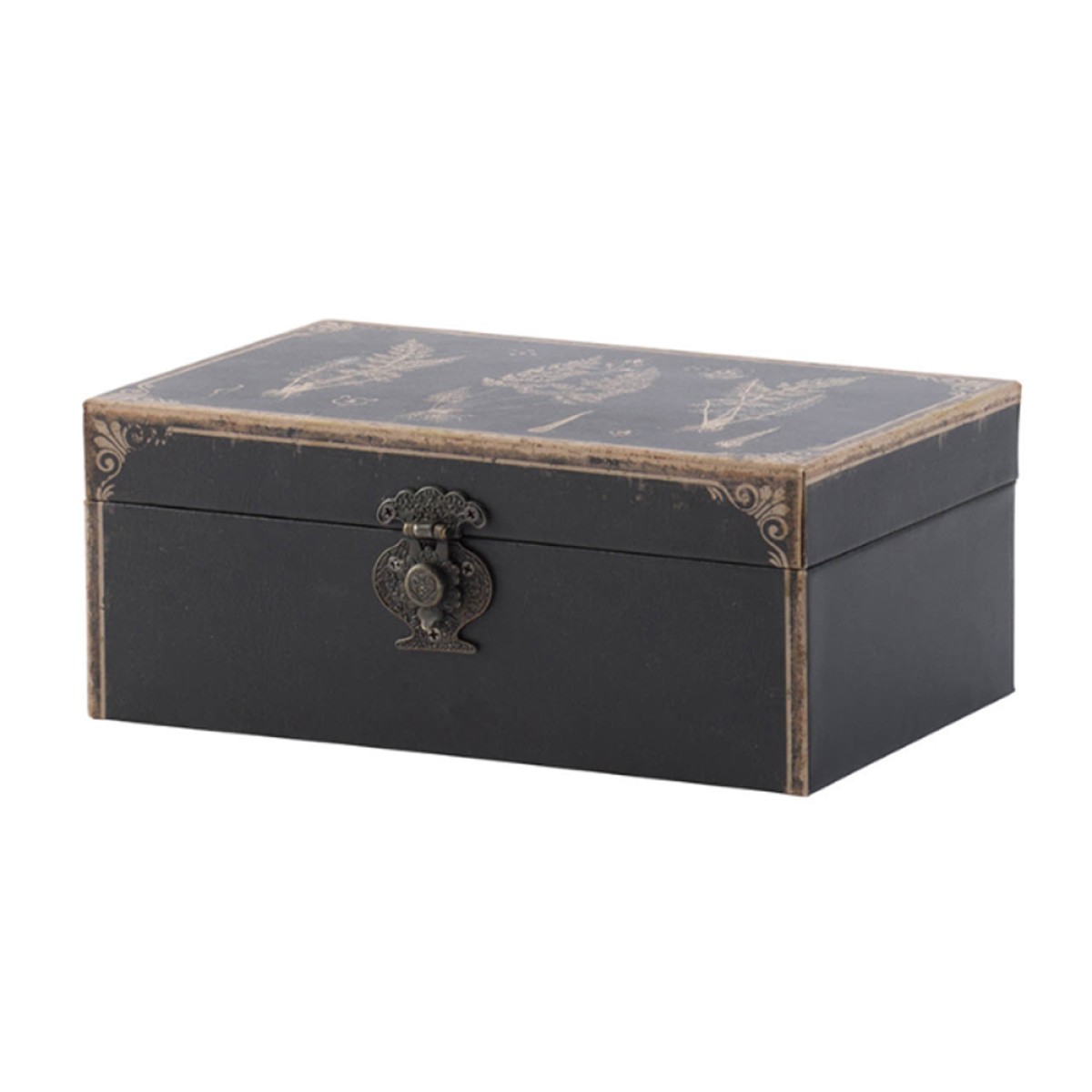 Artekko Box Διακοσμητικό Κουτί Κοσμηματοθήκη MDF Πολύχρωμο (19x31x14)cm Σετ/3