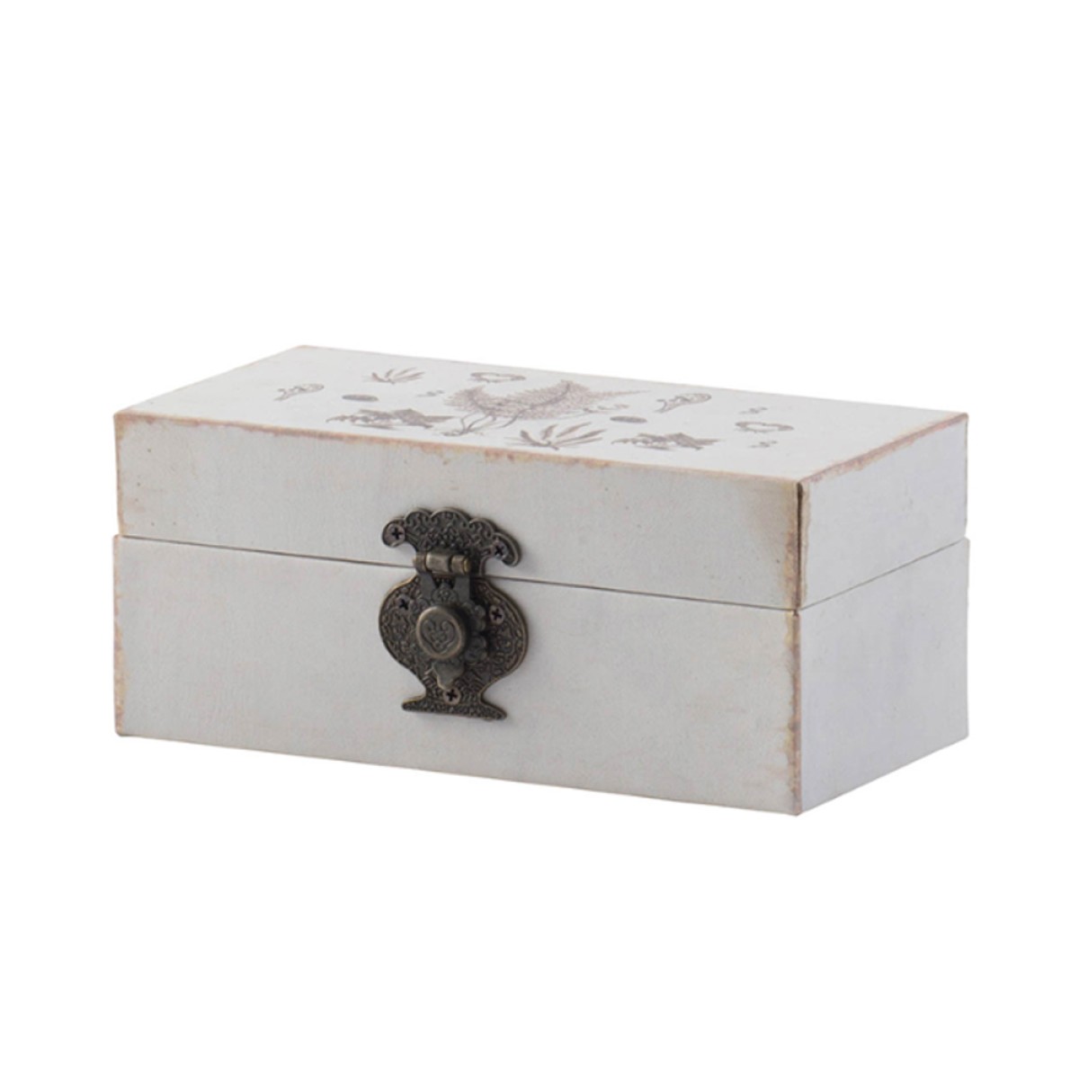 Artekko Box Διακοσμητικό Κουτί Κοσμηματοθήκη MDF Πολύχρωμο (19x31x14)cm Σετ/3