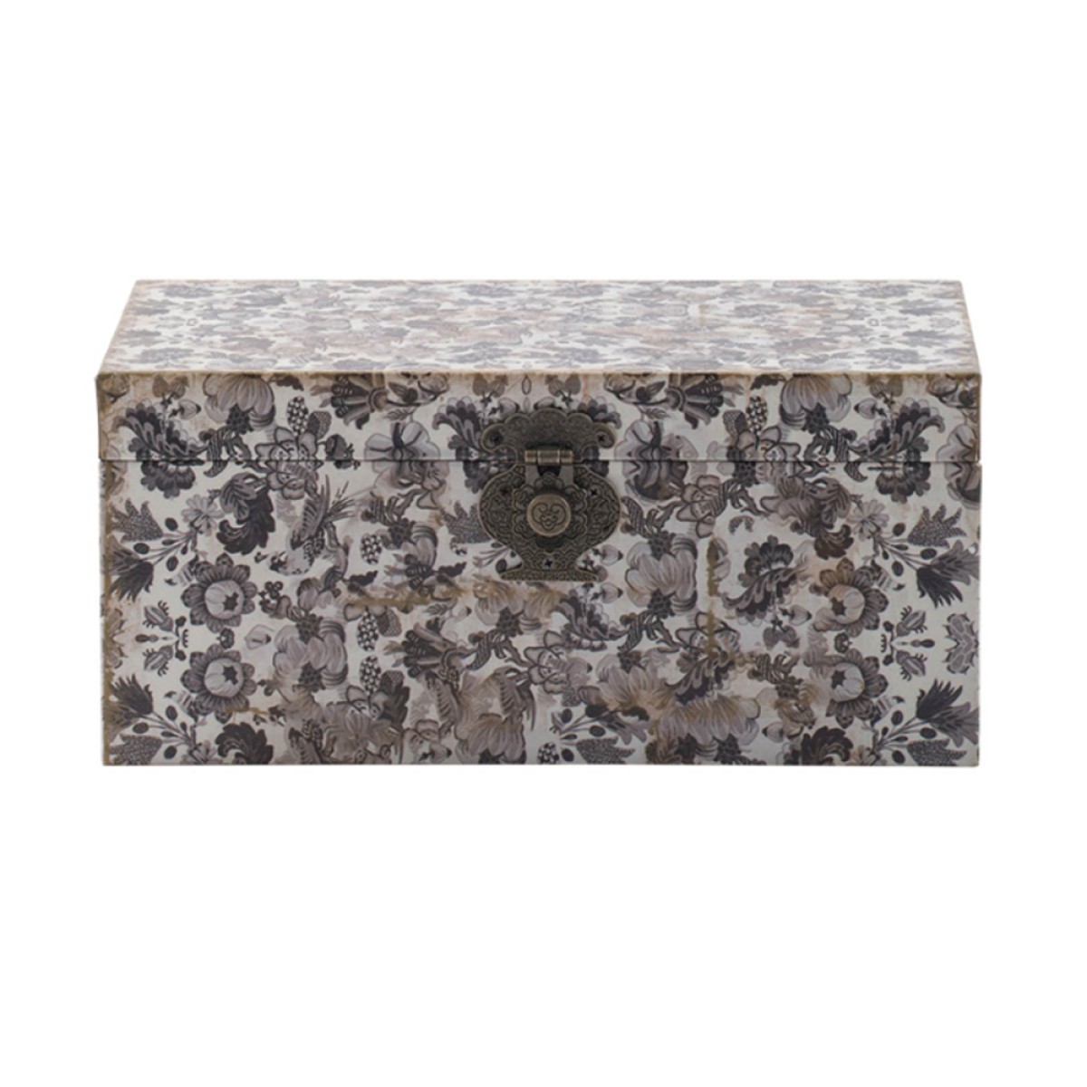 Artekko Box Διακοσμητικό Κουτί Κοσμηματοθήκη MDF Πολύχρωμο (19x31x14)cm Σετ/3
