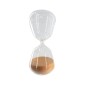 Artekko Hourglass Γυάλινη Κλεψύδρα με Πορτοκαλί Άμμο (9x9x25.4)cm