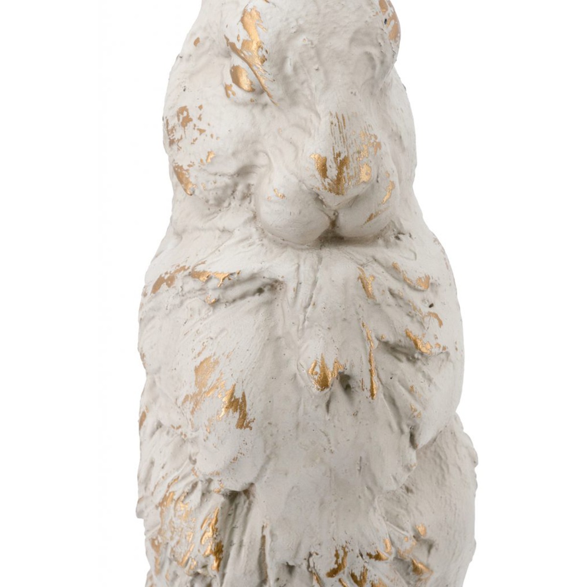 Artekko Cement Διακοσμητικός Λαγός από Μαγνήσιο σε Λευκή Πατίνα (26x23x76)cm