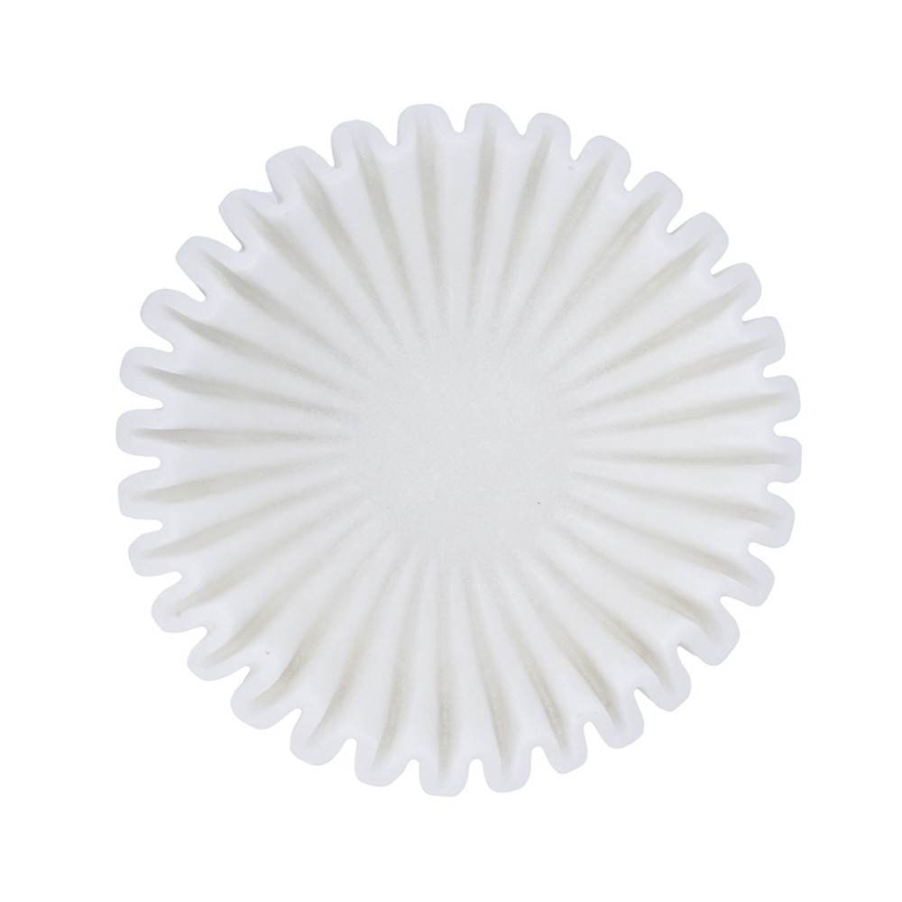 Artekko Coral Λευκό Διακοσμητικό Μπολ Ρητίνης (38x38x14)cm