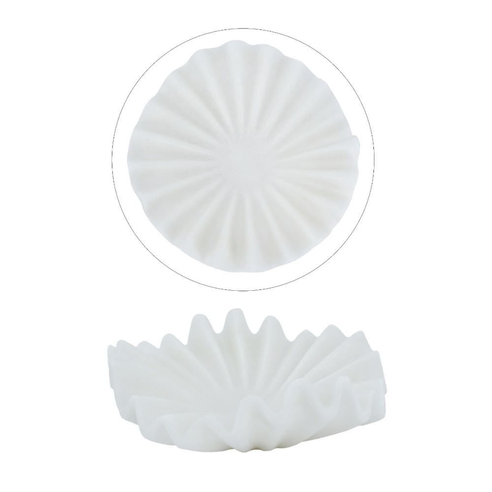 Artekko Coral Λευκό Διακοσμητικό Μπολ Ρητίνης (25x24.5x10)cm