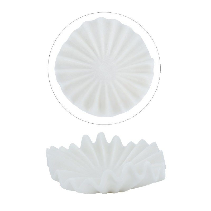 Artekko Coral Λευκό Διακοσμητικό Μπολ Ρητίνης (25x24.5x10)cm