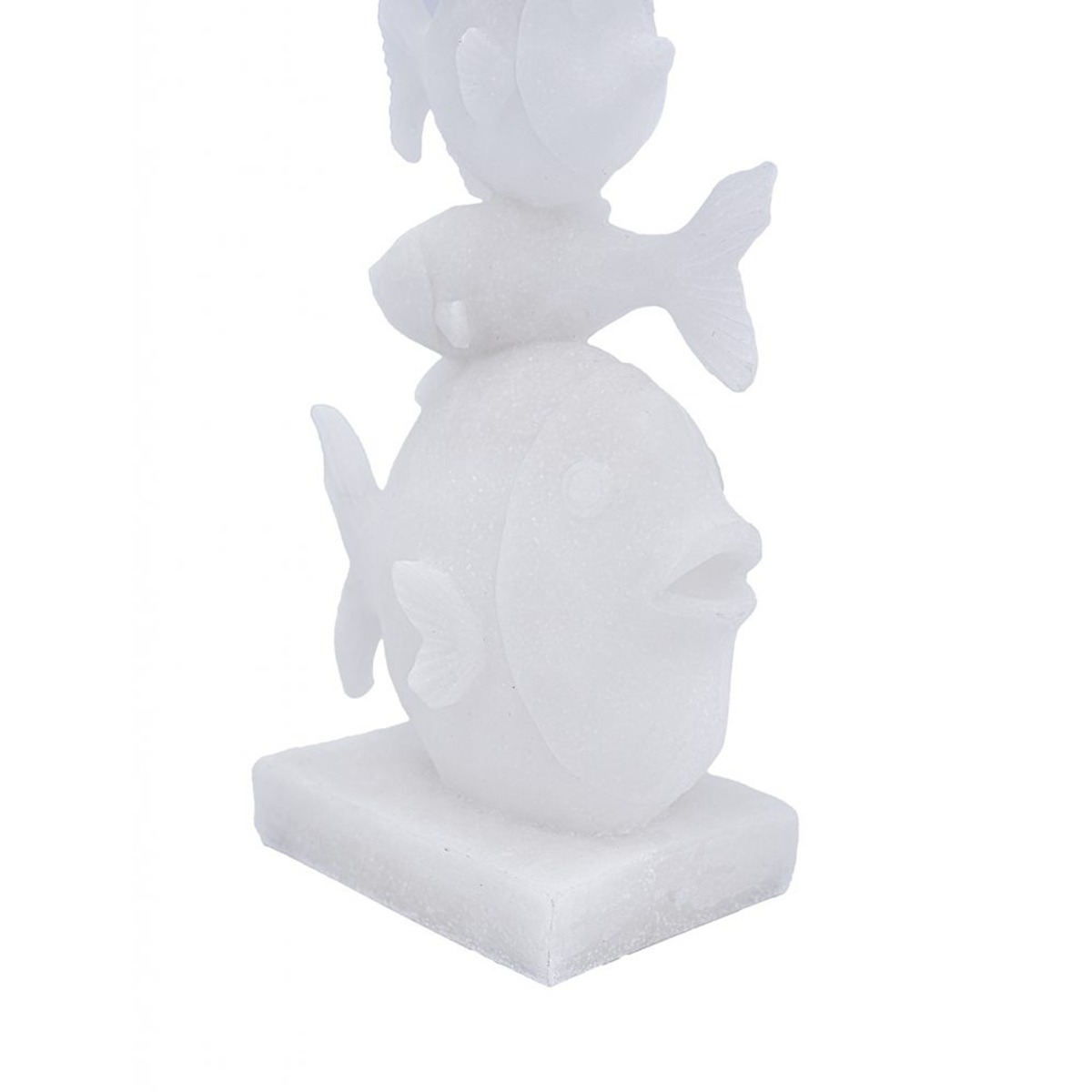 Artekko Animal Λευκά Διακοσμητικά Ψάρια Ρητίνης (16x8.2x30.5)cm