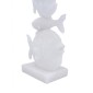 Artekko Animal Λευκά Διακοσμητικά Ψάρια Ρητίνης (16x8.2x30.5)cm