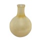 Artekko Frosted Γυάλινο Βάζο σε Μελί Απόχρωση (20.3x20.3x27.9)cm
