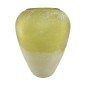 Artekko Frosted Γυάλινο Βάζο σε Πράσινο Απόχρωση (19.8x19.8x25.4)cm