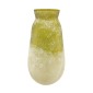 Artekko Frosted Γυάλινο Βάζο σε Πράσινο Απόχρωση (16.5x16.5x31.8)cm