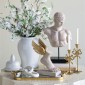 Artekko Bust Γκρι Διακοσμητική Προτομή Ρητίνης (29.5x17x54)cm
