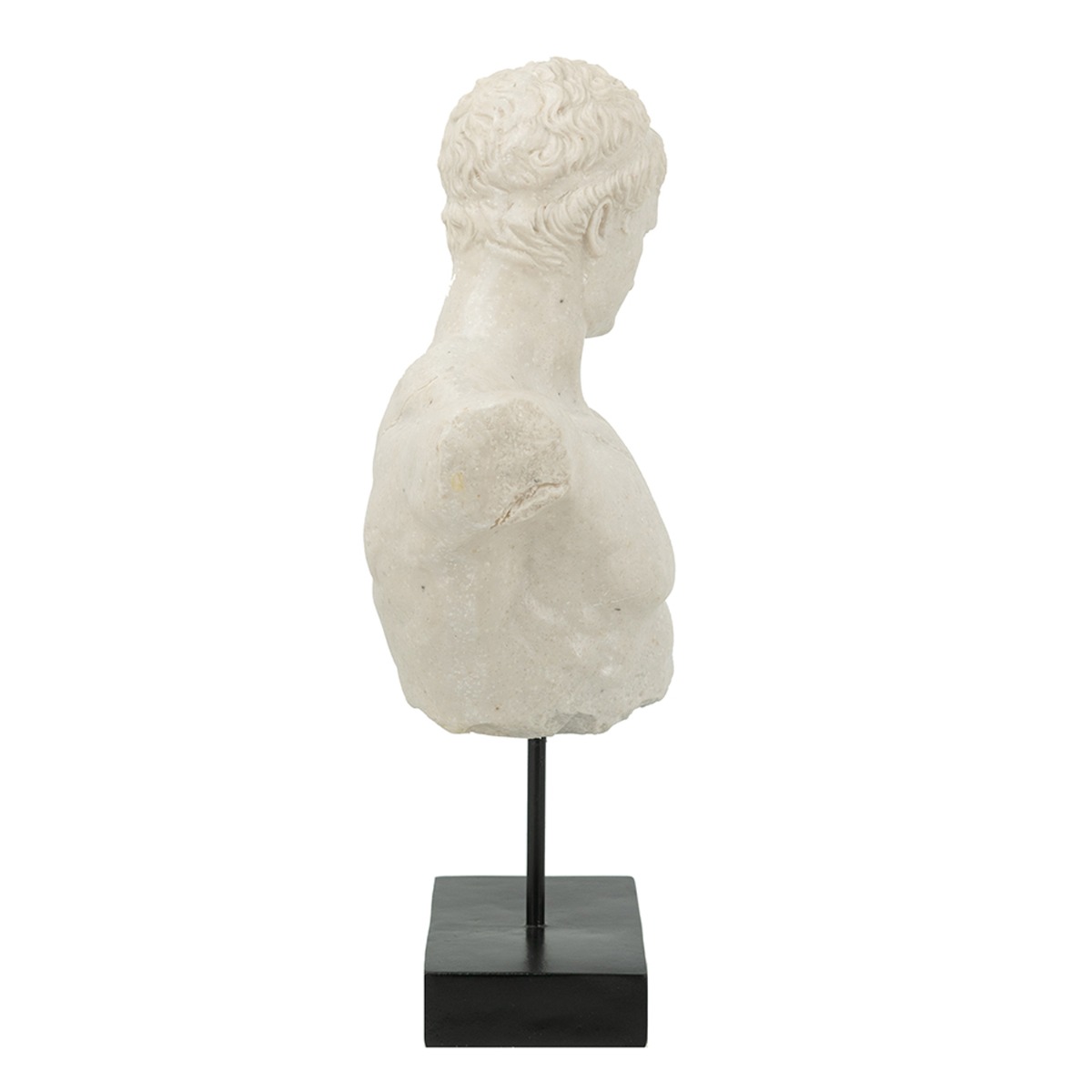Artekko Bust Γκρι Διακοσμητική Προτομή Ρητίνης (29.5x17x54)cm
