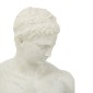 Artekko Bust Γκρι Διακοσμητική Προτομή Ρητίνης (29.5x17x54)cm