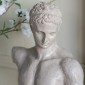 Artekko Bust Γκρι Διακοσμητική Προτομή Ρητίνης (29.5x17x54)cm