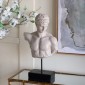 Artekko Bust Γκρι Διακοσμητική Προτομή Ρητίνης (29.5x17x54)cm