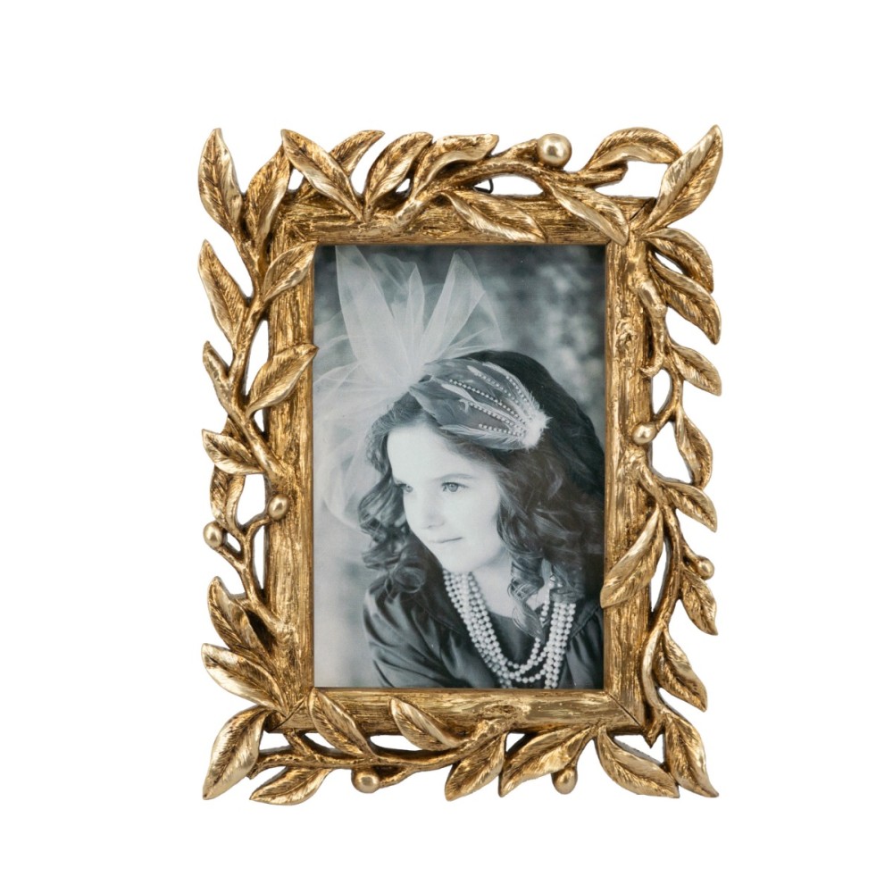 Artekko Frame Χρυσή Κορνίζα Ρητίνης για Φωτογραφία 4Χ6" (17x2x21.5)cm