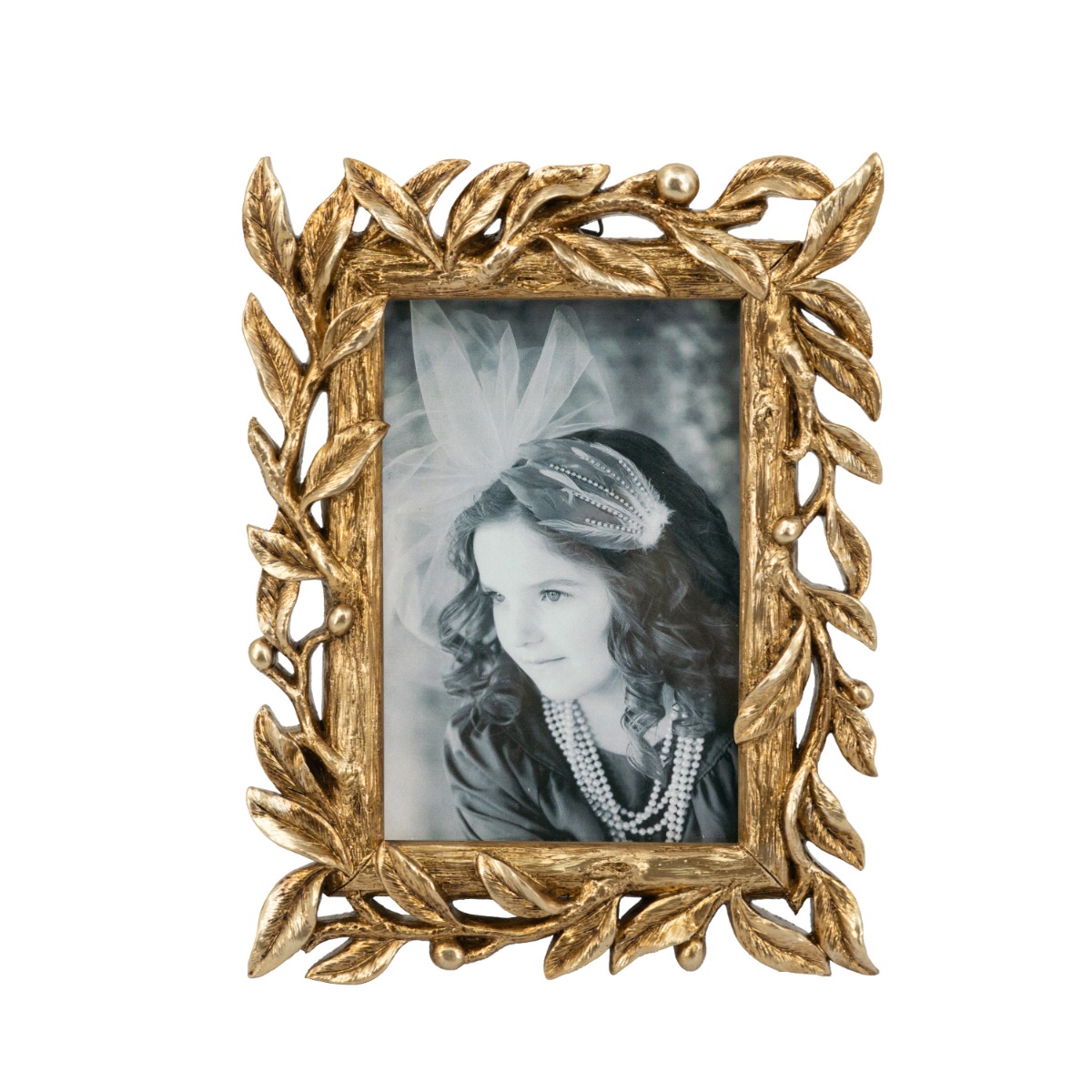 Artekko Frame Χρυσή Κορνίζα Ρητίνης για Φωτογραφία 4Χ6" (17x2x21.5)cm