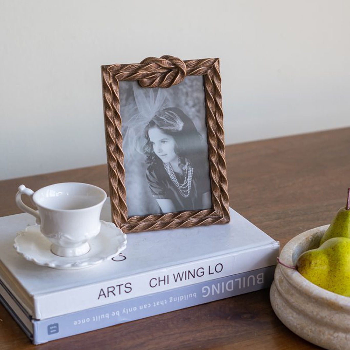 Artekko Frame Μπρονζέ Κορνίζα Ρητίνης για Φωτογραφία 4Χ6" (13x2.3x18)cm