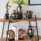 Artekkol Bookends Μπρονζέ Βιβλιοστάτες Ρητίνης με Σκυλιά (17.8x15x22)cm 2pcs