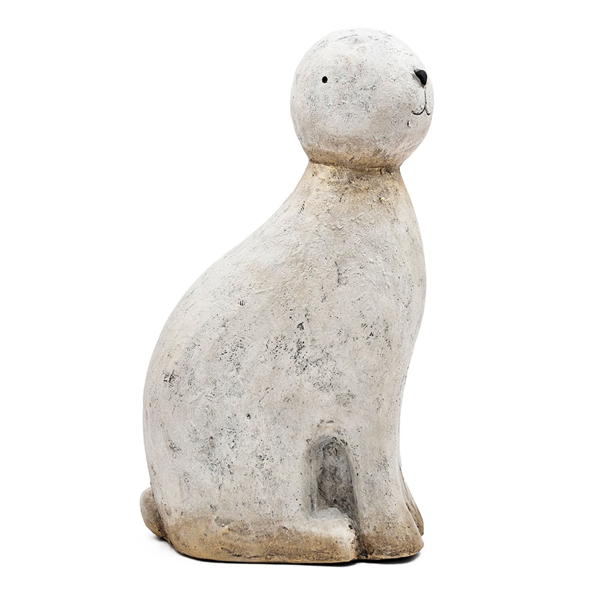 Artekko Animal Διακοσμητικός Λαγός από Μαγνήσιο σε Λευκή Πατίνα (25x14.5x63)cm