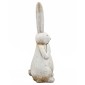 Artekko Animal Διακοσμητικός Λαγός από Μαγνήσιο σε Λευκή Πατίνα (24x24x69.5)cm
