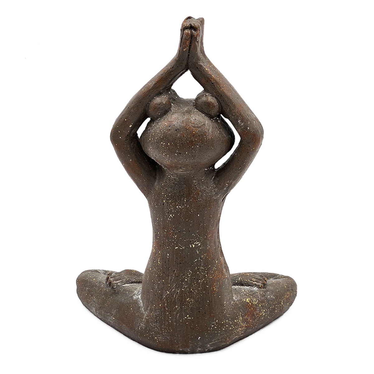 Artekko Animal Καφέ Διακοσμητικός Βάτραχος από Μαγνήσιο (29x38x17)cm