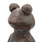 Artekko Animal Καφέ Διακοσμητικός Βάτραχος από Μαγνήσιο (30x18x34)cm