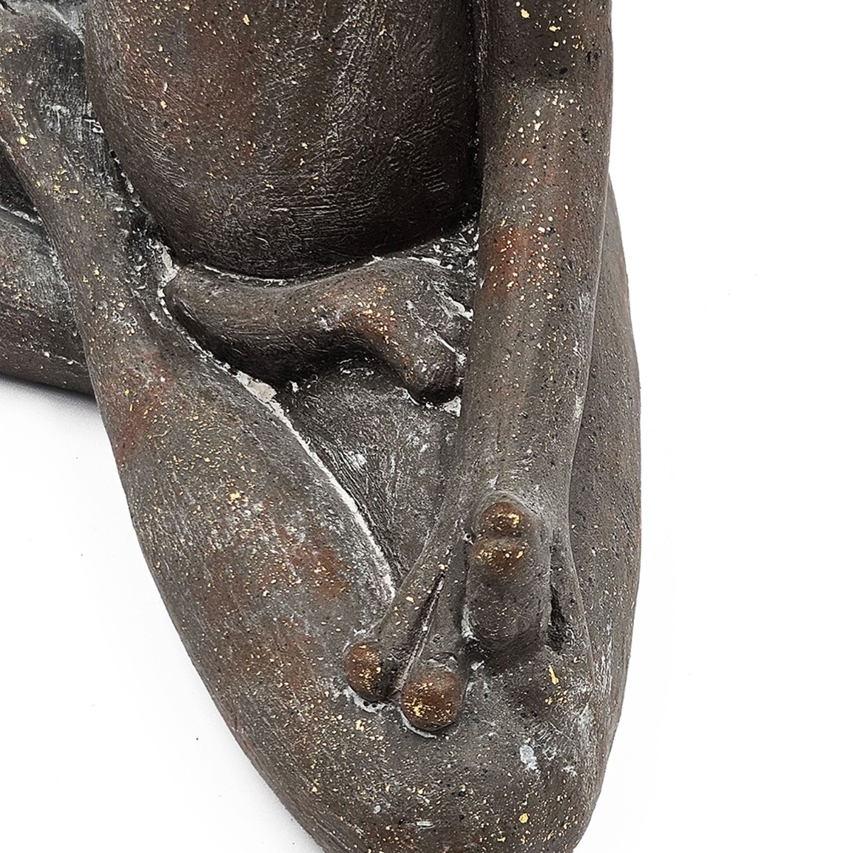 Artekko Animal Καφέ Διακοσμητικός Βάτραχος από Μαγνήσιο (31x17x34)cm