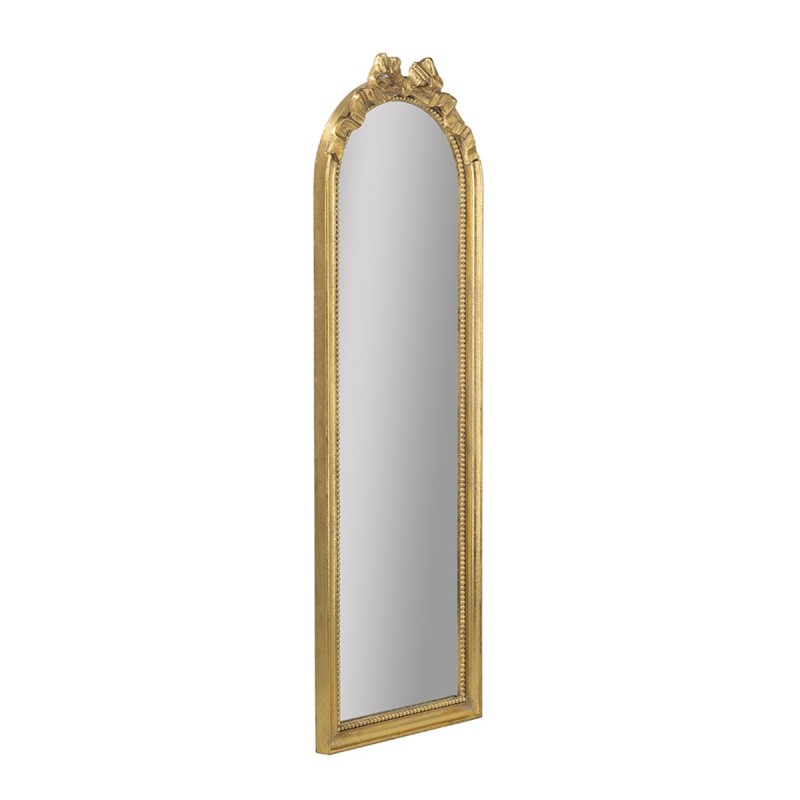 Artekko Dia Χρυσός MDF Καθρέπτης Τοίχου (40.2x4x124)cm