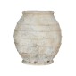 Artekko Antique Μπεζ Βάζο με Παλαίωση από Μαγνήσιο (44.5x44.5x47)cm