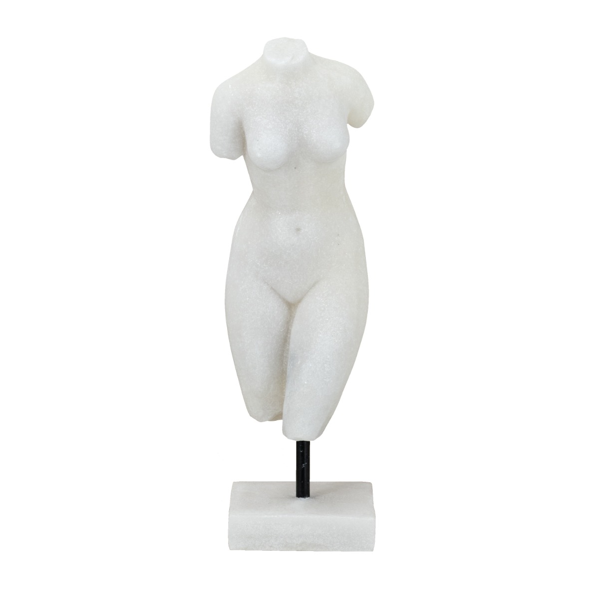 Artekko Figurine Λευκό Επιτραπέζιο Διακοσμητικό Ρητίνης με Γυναικεία Φιγούρα (12x13.2x36.3)cm