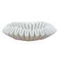Artekko Coral Λευκό Διακοσμητικό Μπολ Ρητίνης (34x34x9.5)cm