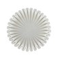 Artekko Coral Λευκό Διακοσμητικό Μπολ Ρητίνης (34x34x9.5)cm