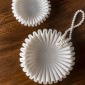 Artekko Coral Λευκό Διακοσμητικό Μπολ Ρητίνης (34x34x9.5)cm