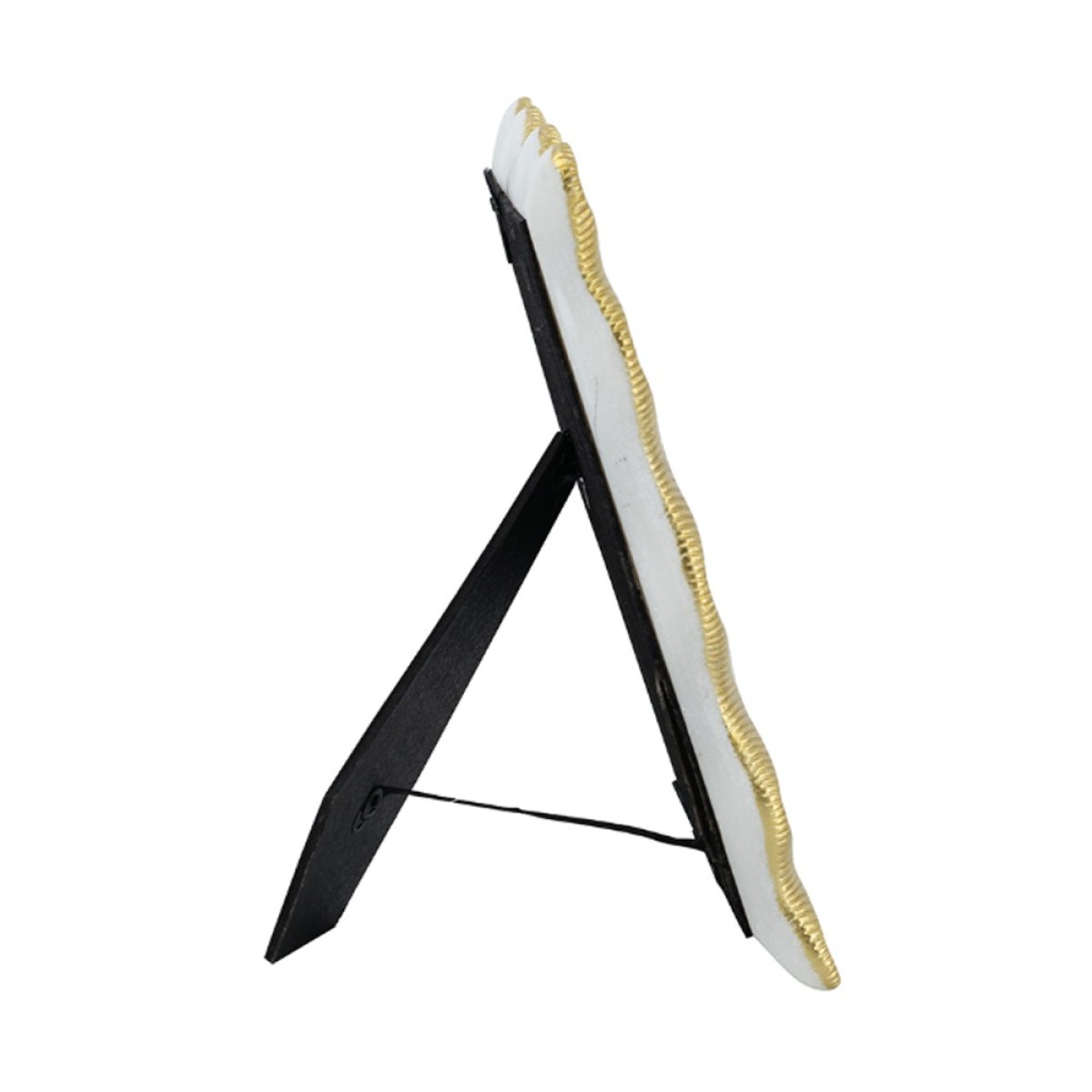 Artekko Frame Λευκή Κορνίζα Ρητίνης για Φωτογραφία 4Χ6" με Χρυσές Λεπτομέρειες (17.1x2.2x21.7)cm