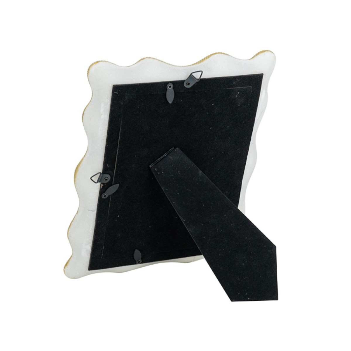 Artekko Frame Λευκή Κορνίζα Ρητίνης για Φωτογραφία 5Χ7" με Χρυσές Λεπτομέρειες (19.5x2.2x24)cm