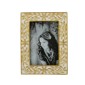 Artekko Frame Λευκή Κορνίζα Ρητίνης για Φωτογραφία 4Χ6" με Χρυσές Λεπτομέρειες (15.5x1.8x20.5)cm