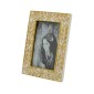 Artekko Frame Λευκή Κορνίζα Ρητίνης για Φωτογραφία 4Χ6" με Χρυσές Λεπτομέρειες (15.5x1.8x20.5)cm