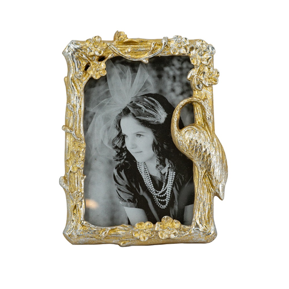 Artekko Frame Χρυσή Κορνίζα Ρητίνης για Φωτογραφία 4Χ6" (14.5x2.4x18.5)cm