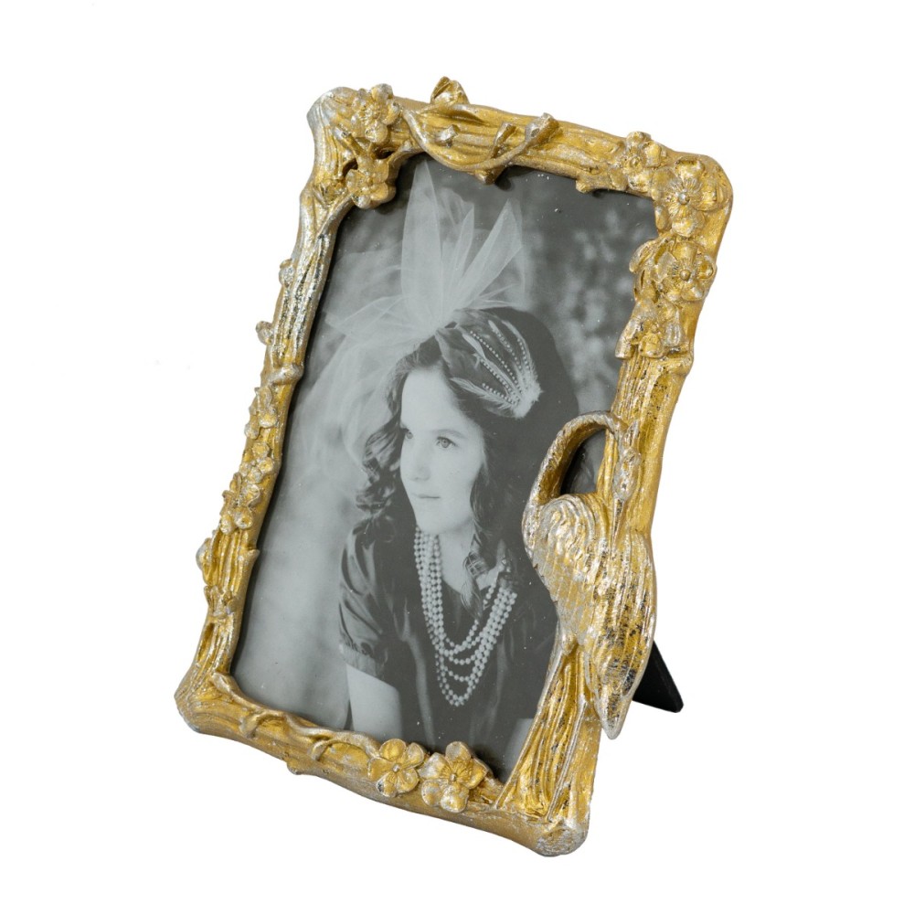 Artekko Frame Χρυσή Κορνίζα Ρητίνης για Φωτογραφία 5Χ7" (17x2.4x21)cm