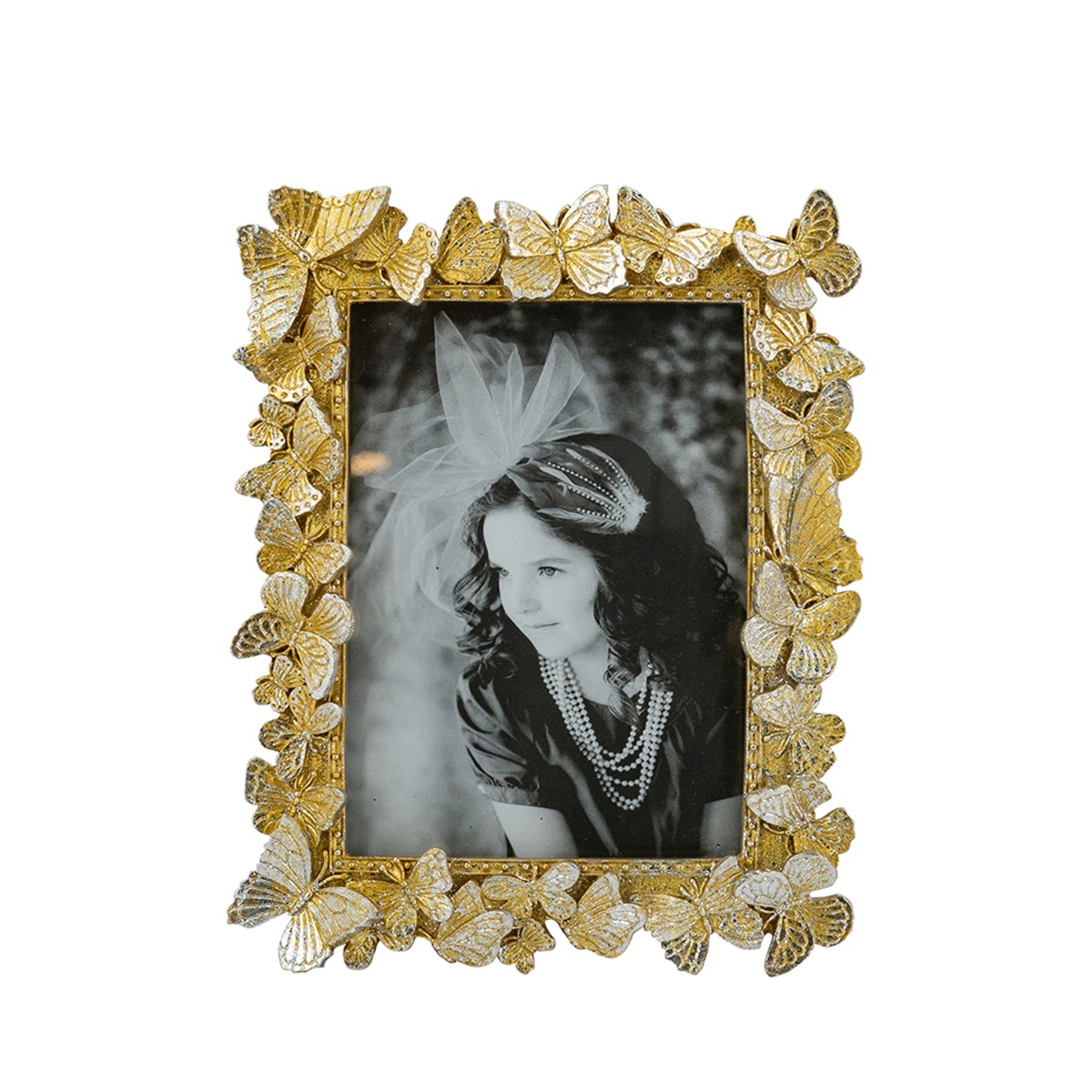 Artekko Frame Χρυσή Κορνίζα Ρητίνης για Φωτογραφία 4Χ6" (17x2.5x21.8)cm