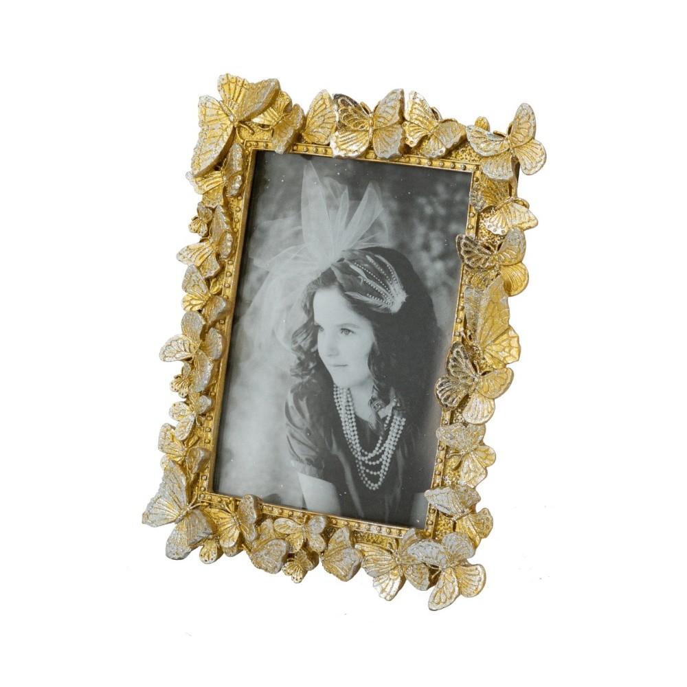 Artekko Frame Χρυσή Κορνίζα Ρητίνης για Φωτογραφία 4Χ6" (17x2.5x21.8)cm