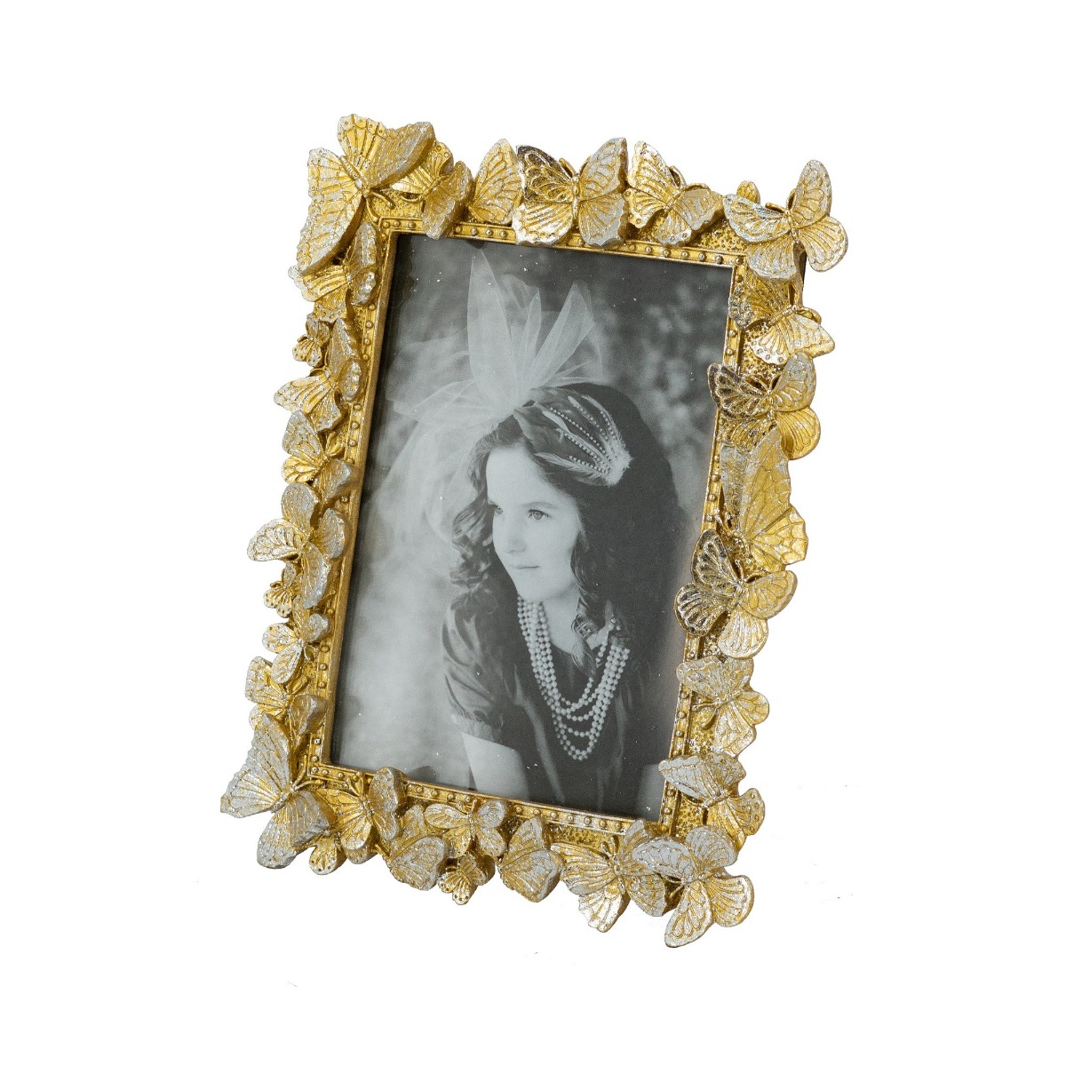 Artekko Frame Χρυσή Κορνίζα Ρητίνης για Φωτογραφία 4Χ6" (17x2.5x21.8)cm