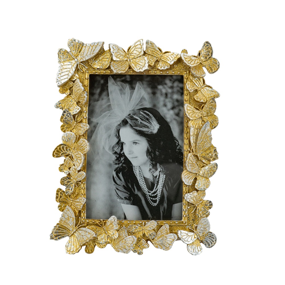 Artekko Frame Χρυσή Κορνίζα Ρητίνης για Φωτογραφία 5Χ7" (19.3x2x24.5)cm