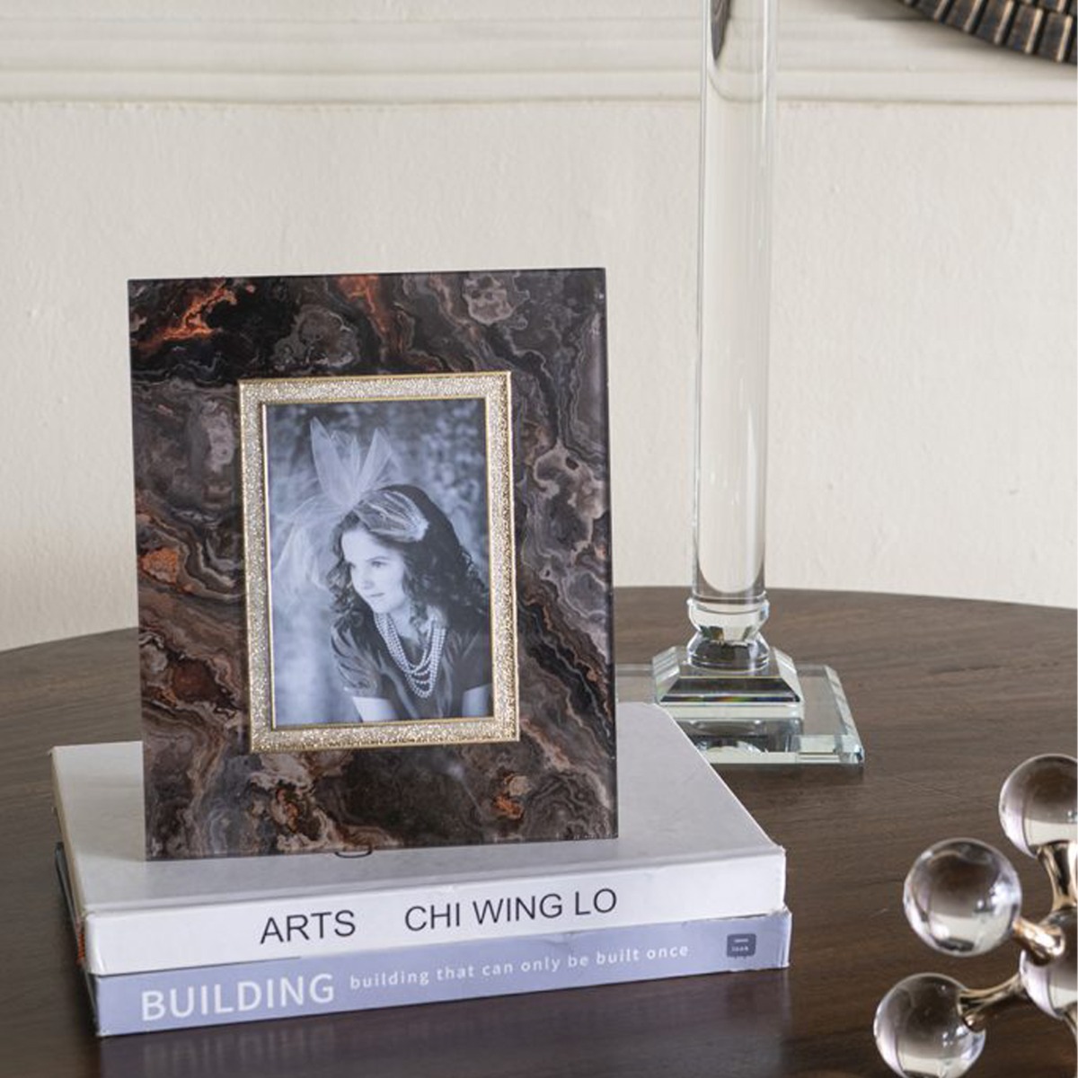 Artekko Zenn Καφέ Γυάλινη Κορνίζα για Φωτογραφία 5Χ7" (21.6x26.7x1.7)cm