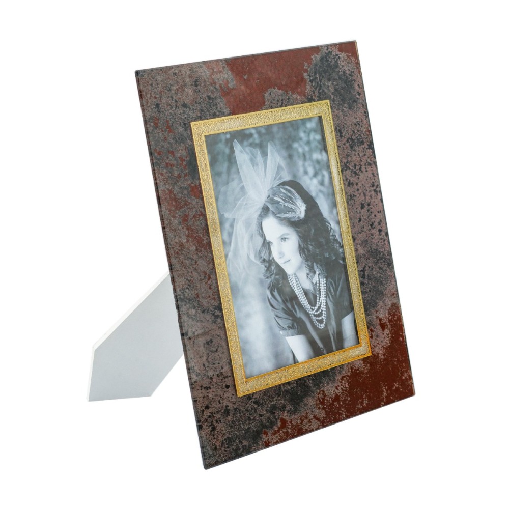 Artekko Zenn Καφέ Γυάλινη Κορνίζα για Φωτογραφία 5Χ7" (21.6x26.7x1.7)cm