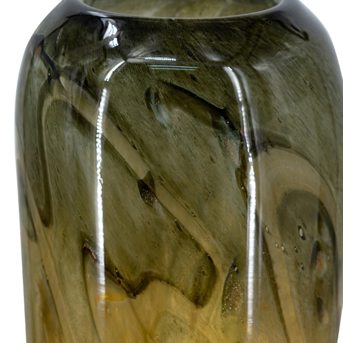 Artekko Sunset Γυάλινο Διακοσμητικό Βάζο σε Πορτοκαλί και Μαύρη Απόχρωση (14.5x14.5x38)cm Artekko Sunset Γυάλινο Διακοσμητικό Βάζο σε Πορτοκαλί και Μαύρη Απόχρωση (14.5x14.5x38)cm