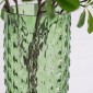 Artekko Glassy Πράσινο Γυάλινο Βάζο (21.3x21.3x38.3)cm