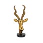 Artekko Animal Χρυσό Επιτραπέζιο Διακοσμητικό Ρητίνης με Κεφάλι Ταράνδου (14x13x30)cm Artekko Animal Χρυσό Επιτραπέζιο Διακοσμητικό Ρητίνης με Κεφάλι Ταράνδου (14x13x30)cm