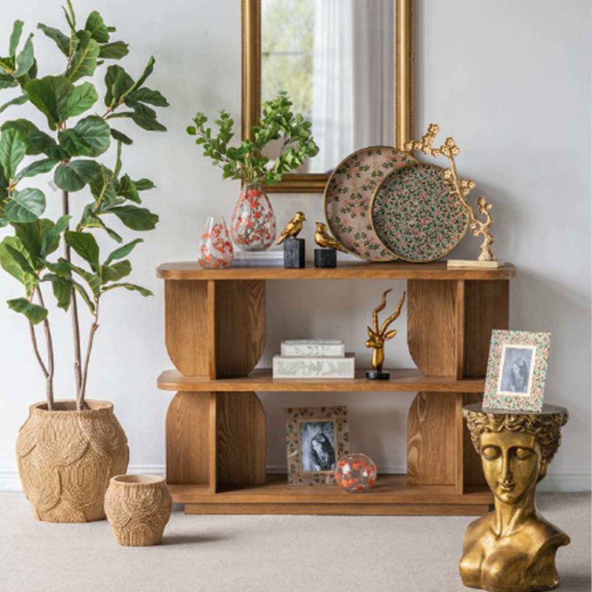 Artekko Animal Χρυσό Επιτραπέζιο Διακοσμητικό Ρητίνης με Κεφάλι Ταράνδου (14x13x30)cm Artekko Animal Χρυσό Επιτραπέζιο Διακοσμητικό Ρητίνης με Κεφάλι Ταράνδου (14x13x30)cm