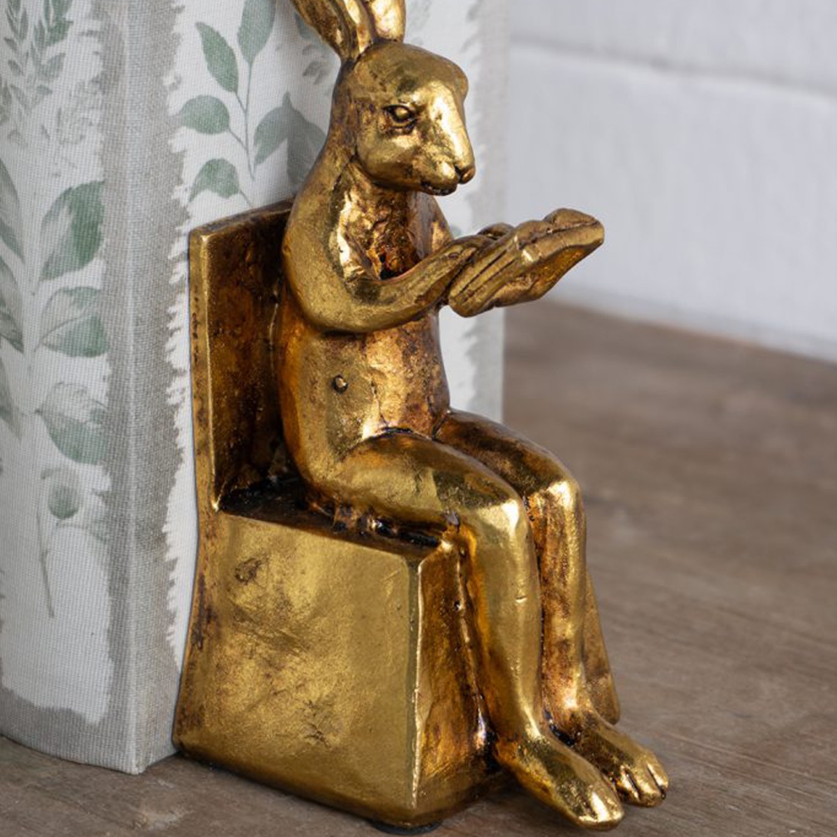 Artekko Bookends Χρυσοί Βιλιοστάτες Ρητίνης με Λαγουδάκια (10x7x17.5)cm 2pcs Artekko Bookends Χρυσοί Βιλιοστάτες Ρητίνης με Λαγουδάκια (10x7x17.5)cm 2pcs